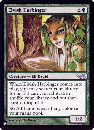 Image of Elvish Harbinger (EVG) (LIST-APR-62) - The List Reprints