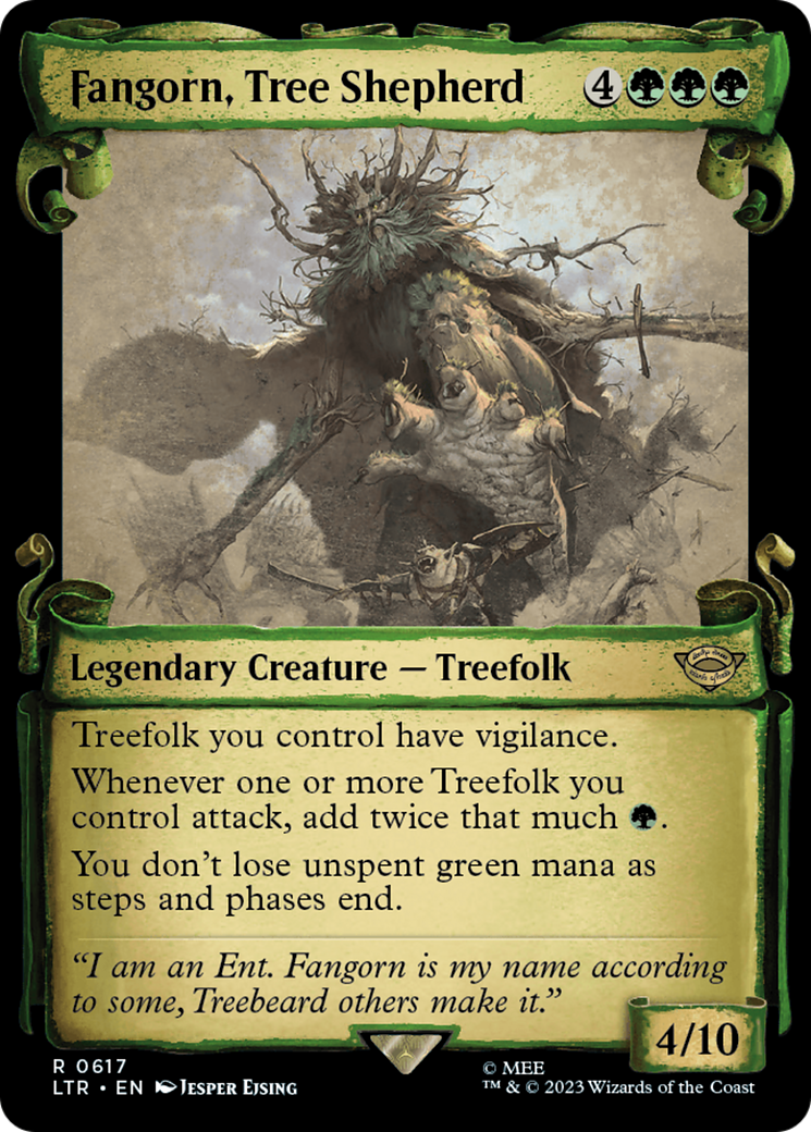 Image of Fangorn, Tree Shepherd (Showcase Scrolls) (LTR-617) - The Lord of the Rings: Tales of Middle-earth: (Showcase) Foil