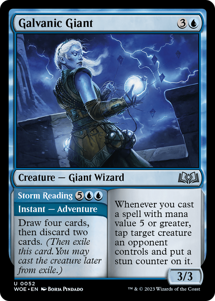 Image of Galvanic Giant (WOE-052) - Wilds of Eldraine Foil