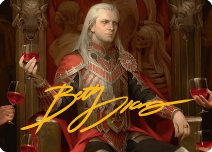 Image of Edgar Markov Art Card (Gold-Stamped Signature) (AAINR-024) - Art Series: Innistrad Remastered