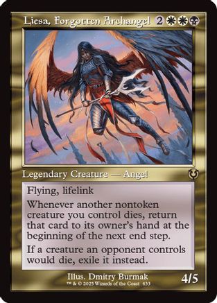 Image of Liesa, Forgotten Archangel (Retro Frame) (INR-433) - Innistrad Remastered