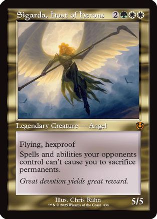 Image of Sigarda, Host of Herons (Retro Frame) (INR-434) - Innistrad Remastered Foil