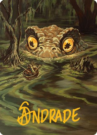Image of The Gitrog Monster Art Card (Gold-Stamped Signature) (AAINR-025) - Art Series: Innistrad Remastered