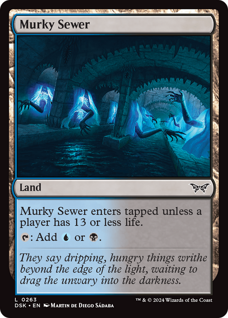 Image of Murky Sewer (DSK-263) - Duskmourn: House of Horror Foil