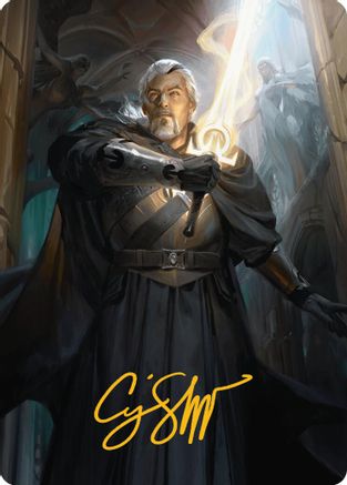 Image of Odric, Lunarch Marshal Art Card (Gold-Stamped Signature) (AAINR-001) - Art Series: Innistrad Remastered