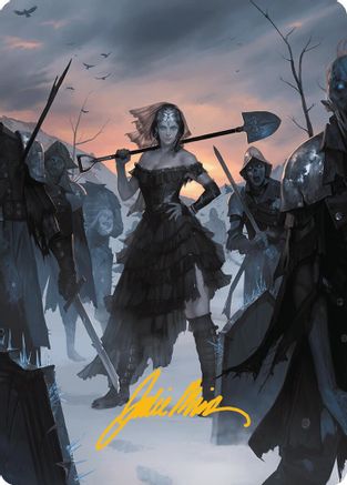 Image of Heartless Summoning Art Card (Gold-Stamped Signature) (AAINR-009) - Art Series: Innistrad Remastered