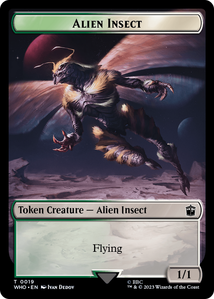 Image of Alien Insect (TWHO-019) - Doctor Who Tokens