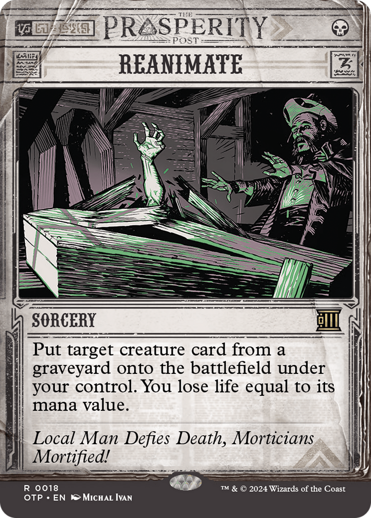 Image of Reanimate (OTP-018) - Breaking News: (Showcase) (Borderless)