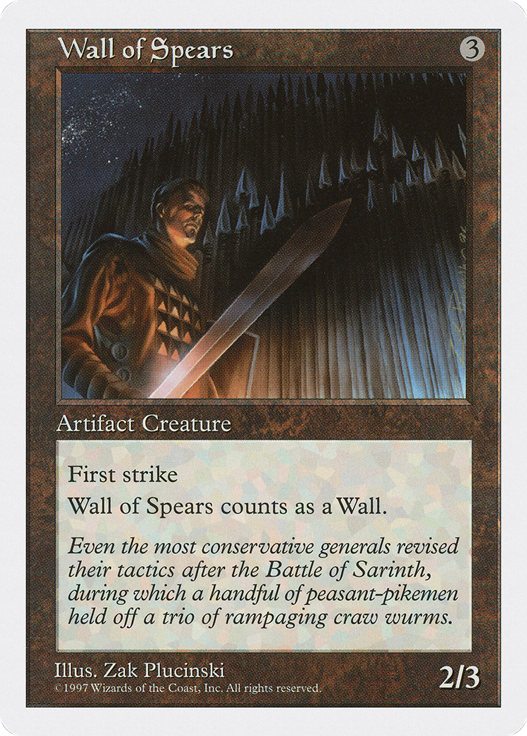 Image of Wall of Spears (5ED-) - Fifth Edition