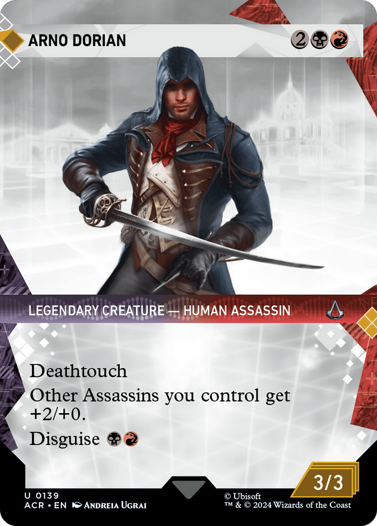 Image of Arno Dorian (Showcase) (ACR-139) - Assassin's Creed: (Showcase) (Borderless) Foil