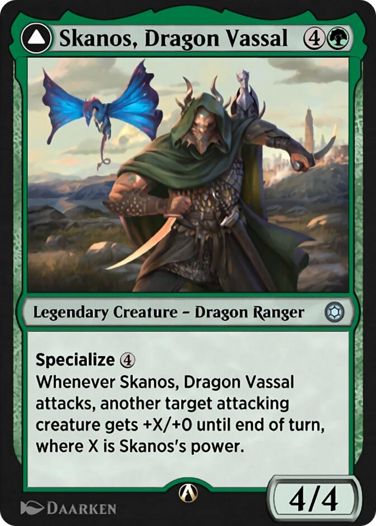 Image of Skanos, Dragon Vassal (HBG-018) - Alchemy Horizons: Baldur's Gate