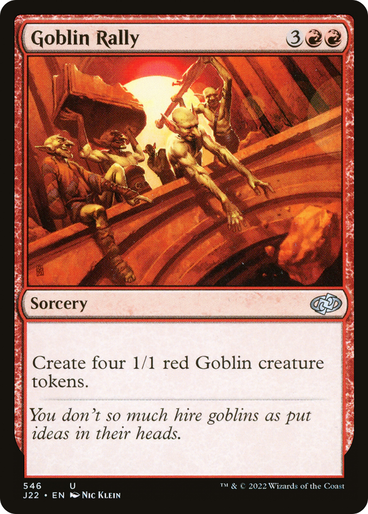 Image of Goblin Rally (J22-546) - Jumpstart 2022