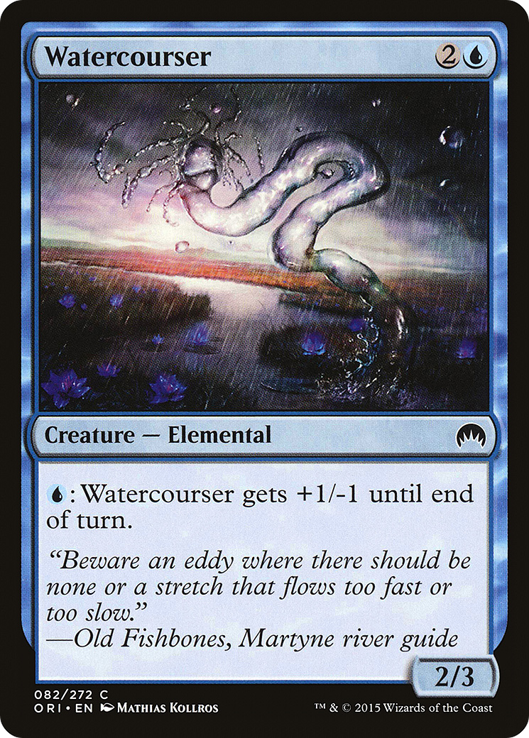 Image of Watercourser (ORI-082) - Magic Origins Foil