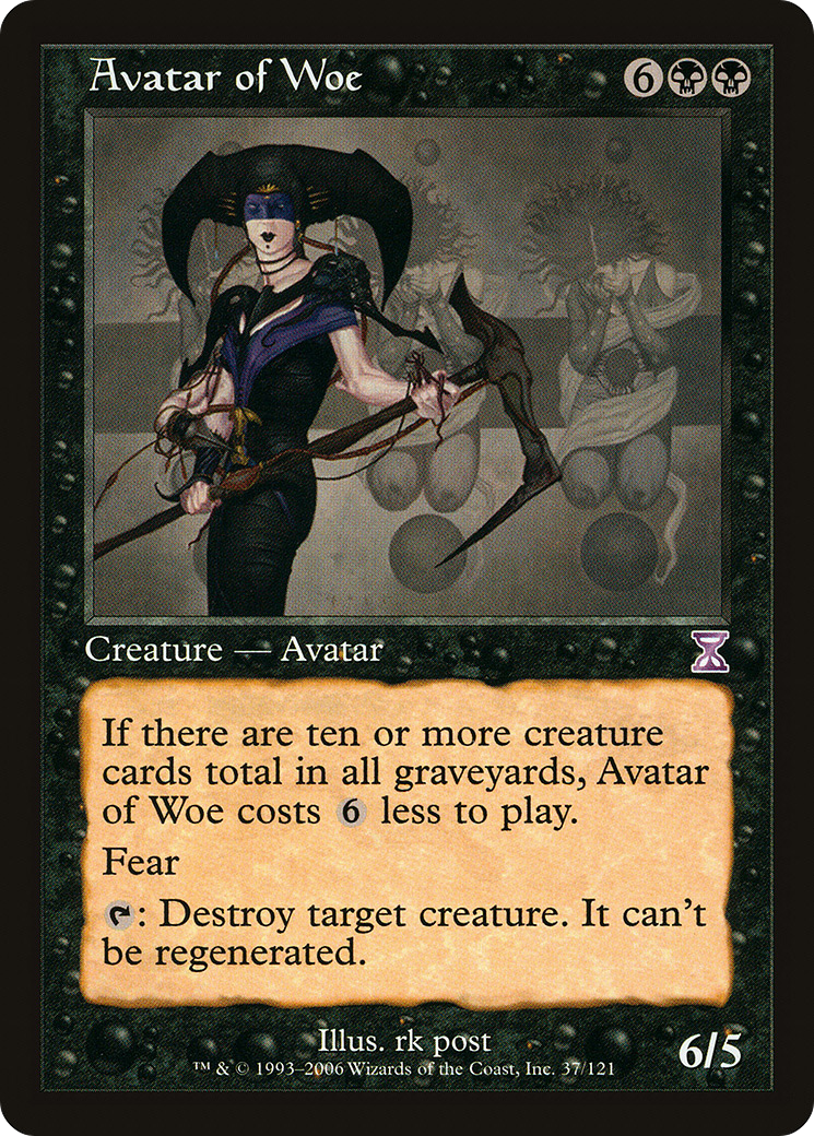 Image of Avatar of Woe (TSB-037) - Time Spiral Timeshifted
