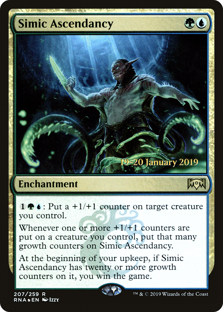 Image of Simic Ascendancy (PRE-207S) - Ravnica Allegiance Promos Foil
