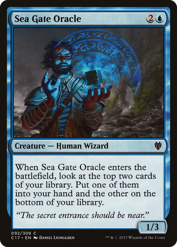 Image of Sea Gate Oracle (C17-092) - Commander 2017