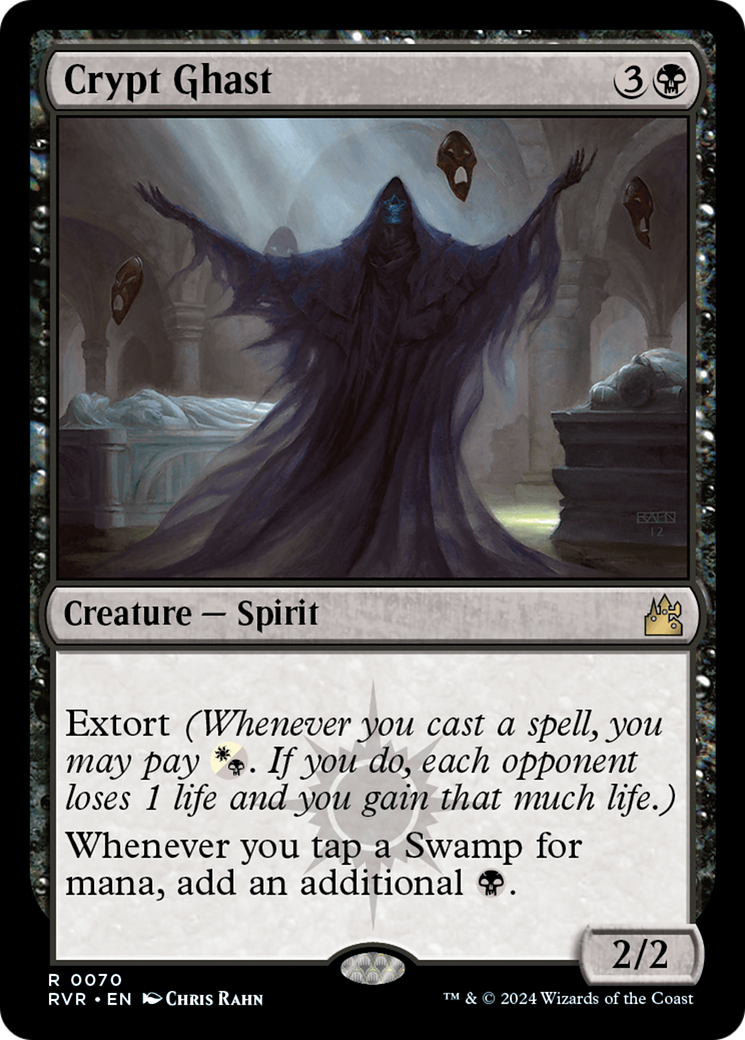 Image of Crypt Ghast (RVR-070) - Ravnica Remastered Foil