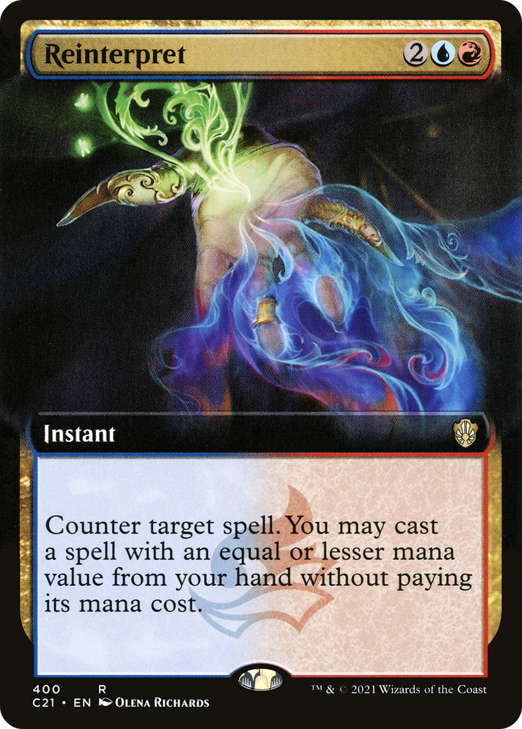 Image of Reinterpret (Extended Art) (C21-400) - Commander 2021: (Extended Art)