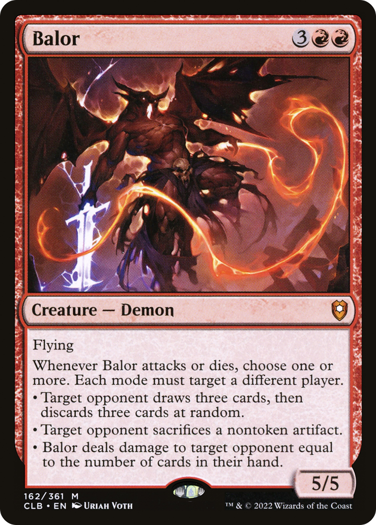 Image of Balor (CLB-162) - Commander Legends: Battle for Baldur's Gate