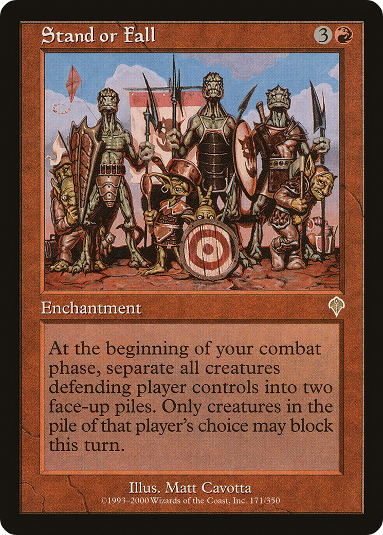 Image of Stand or Fall (INV-171) - Invasion Foil