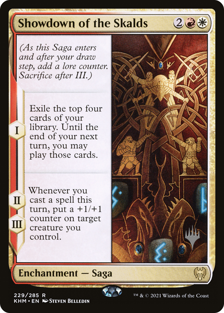 Image of Showdown of the Skalds (PPKHM-229P) - Kaldheim Promos Foil