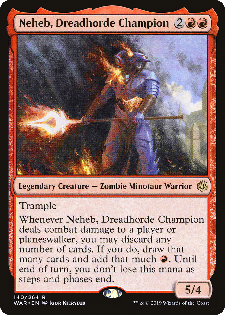 Image of Neheb, Dreadhorde Champion (WAR-140) - War of the Spark