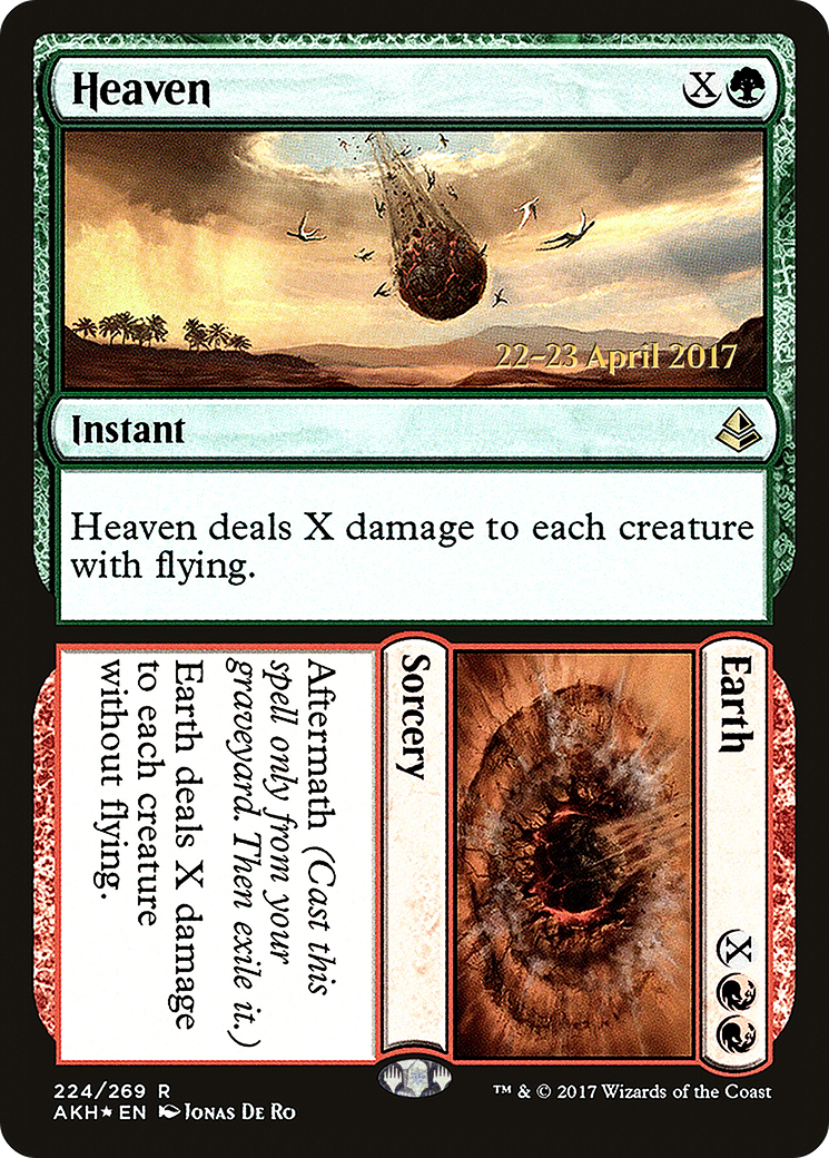 Image of Heaven // Earth (PRE-224) - Amonkhet Promos Foil