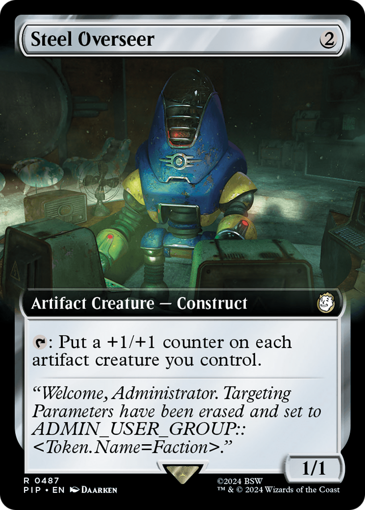 Image of Steel Overseer (Extended Art) (PIP-487) - Fallout: (Extended Art)