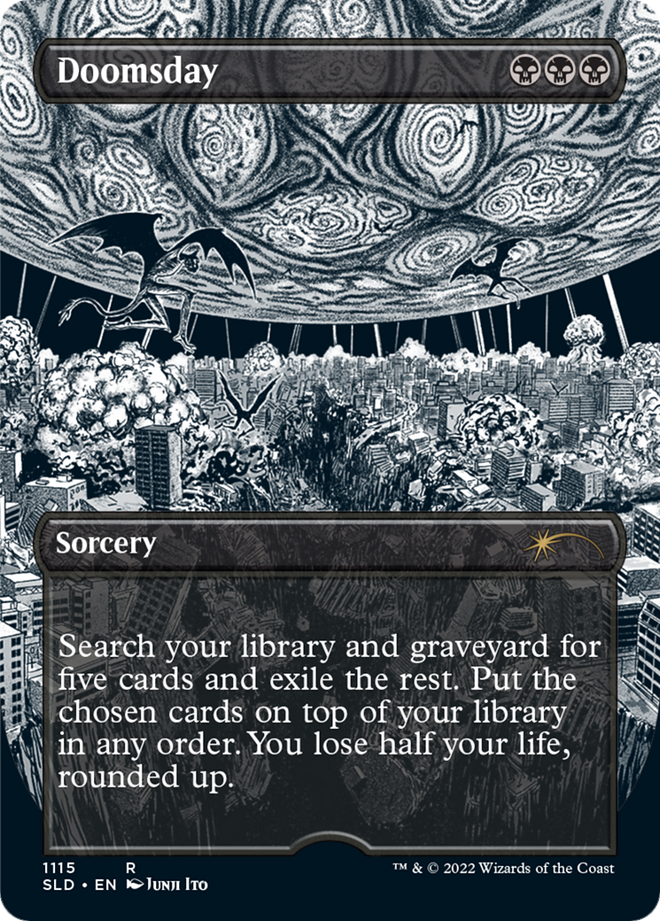 Image of Doomsday (Borderless) (SLD-1115) - Secret Lair Drop (Borderless) Etched Foil