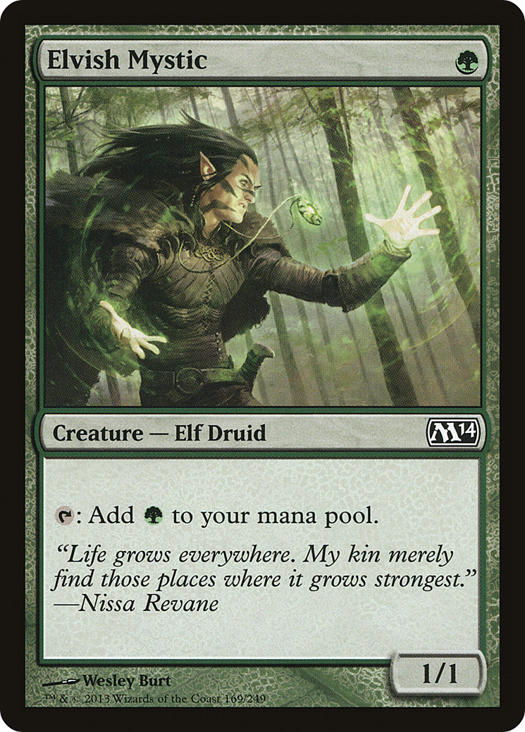 Image of Elvish Mystic (M14-169) - Magic 2014