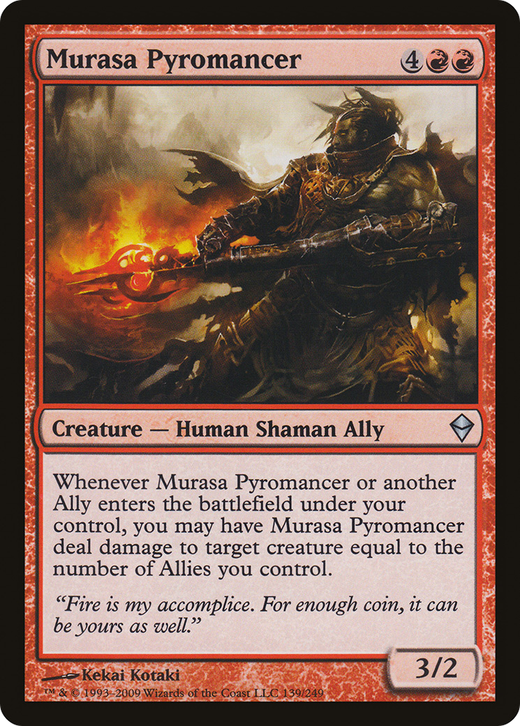 Image of Murasa Pyromancer (ZEN-139) - Zendikar