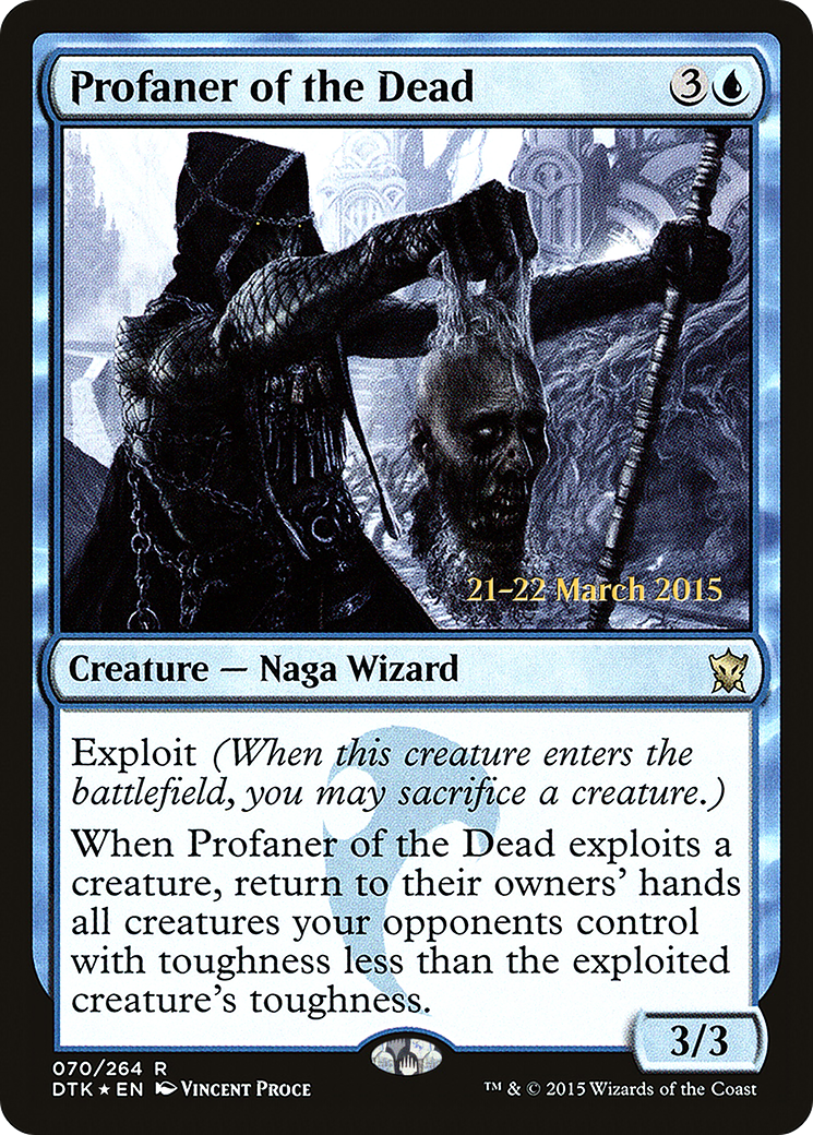 Image of Profaner of the Dead (PRE-070) - Dragons of Tarkir Promos Foil