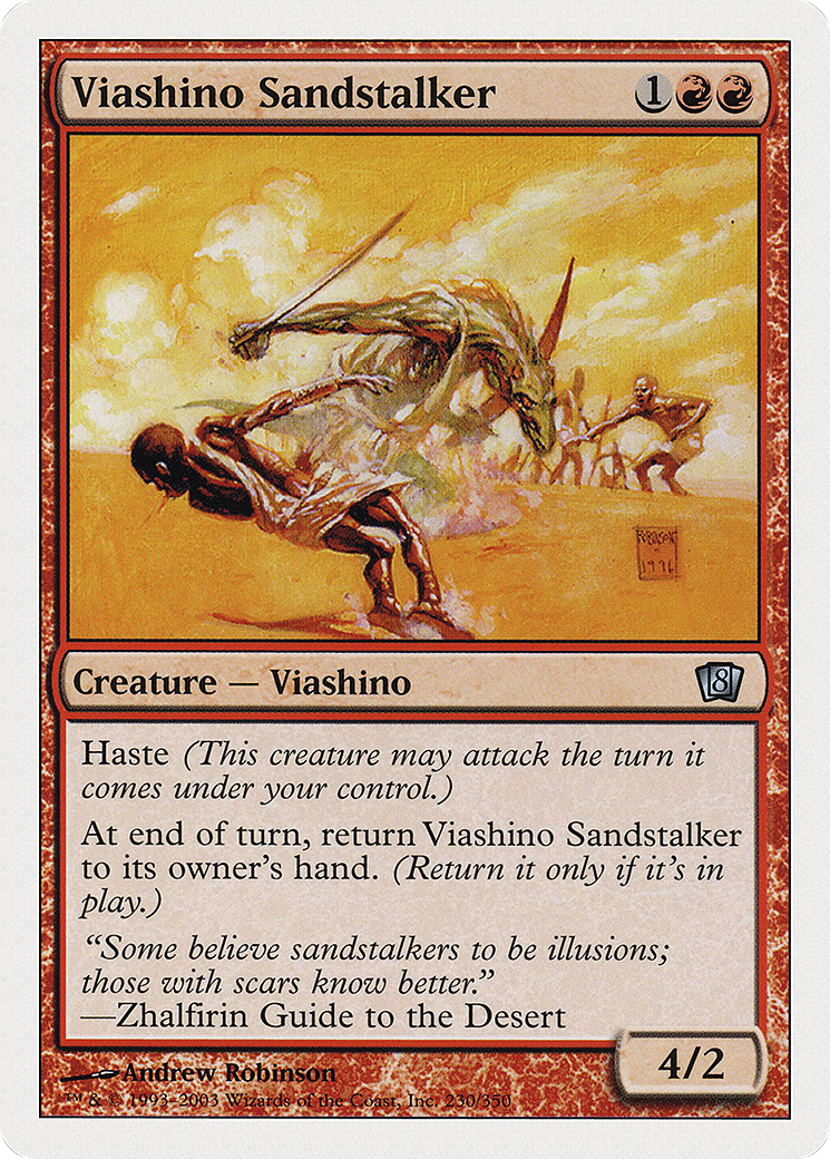 Image of Viashino Sandstalker (8ED-230) - 8th Edition