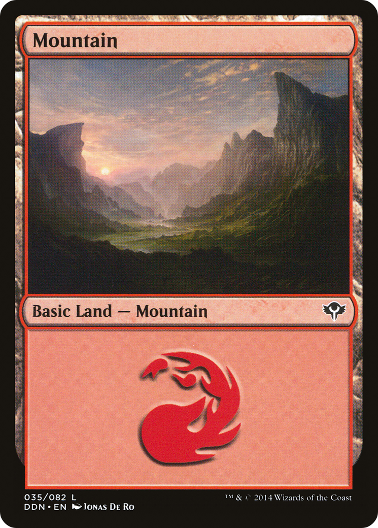 Image of Mountain (035) (DDN-035) - Duel Decks: Speed vs. Cunning