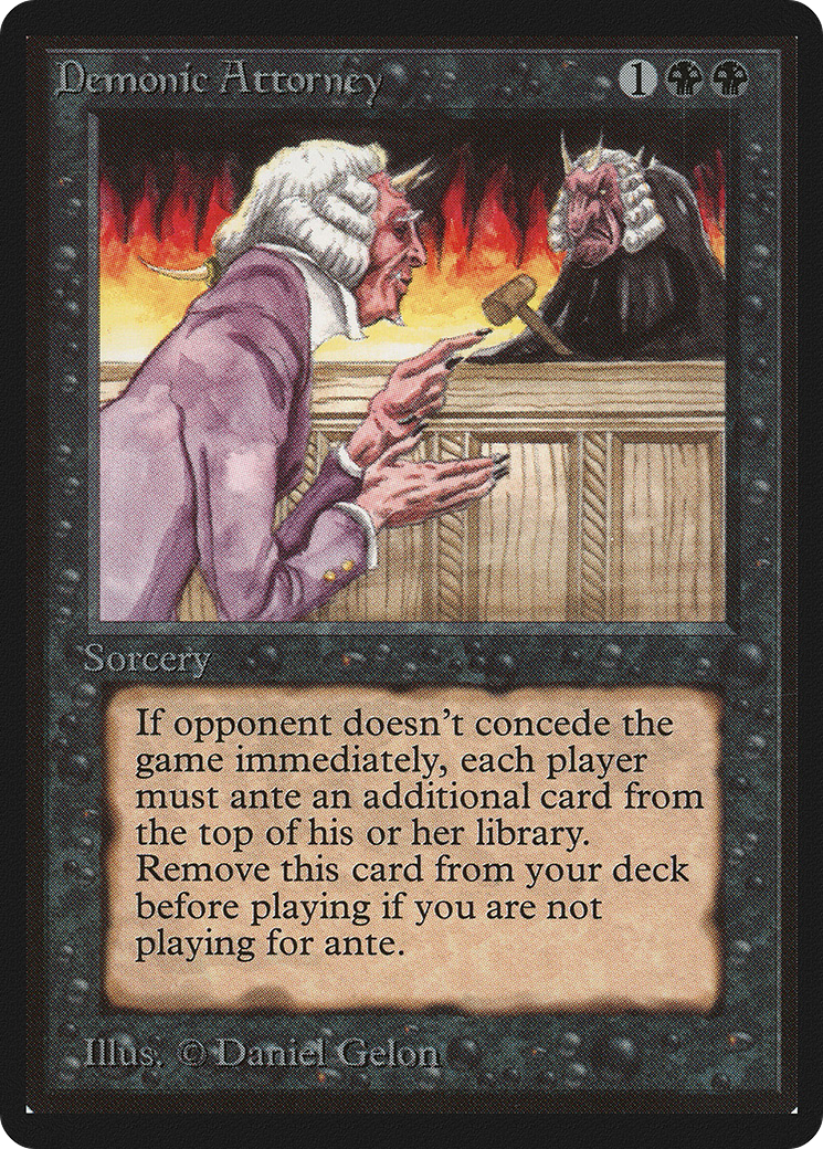 Image of Demonic Attorney (LEB-) - Limited Edition Beta