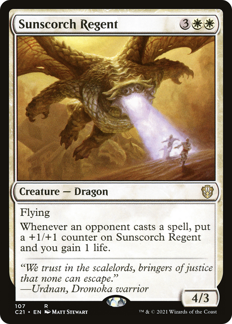 Image of Sunscorch Regent (C21-107) - Commander 2021