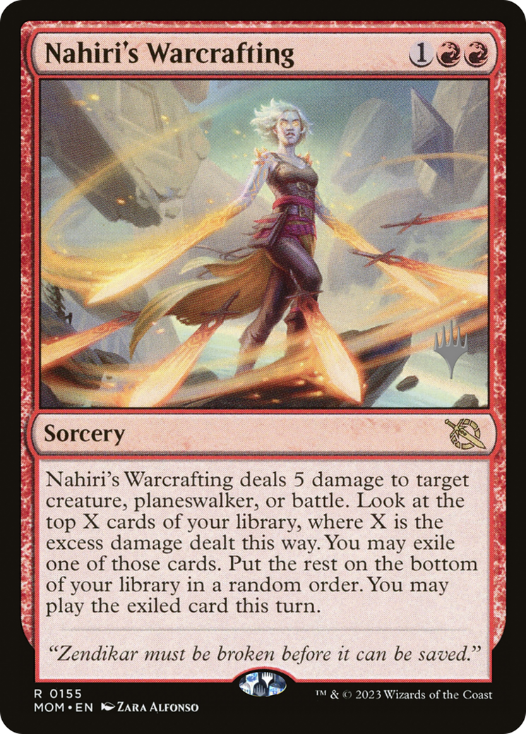 Image of Nahiri's Warcrafting (PPMOM-155) - March of the Machine Promos