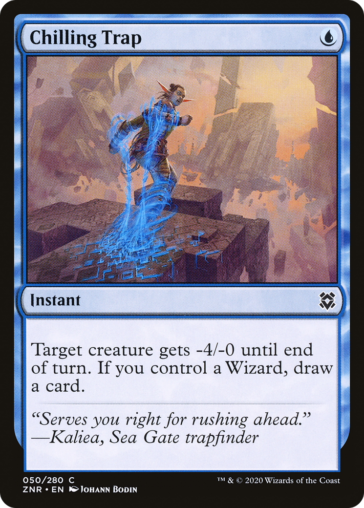 Image of Chilling Trap (ZNR-050) - Zendikar Rising Foil