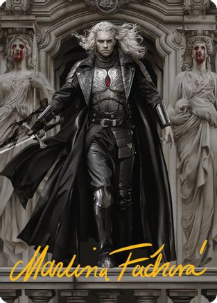 Image of Sorin, Imperious Bloodlord Art Card (Gold-Stamped Signature) (AAINR-018) - Art Series: Innistrad Remastered