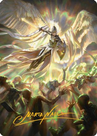 Image of Vanquish the Horde Art Card (Gold-Stamped Signature) (AAINR-004) - Art Series: Innistrad Remastered