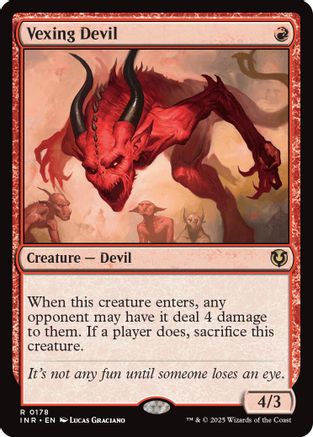 Image of Vexing Devil (INR-178) - Innistrad Remastered Foil