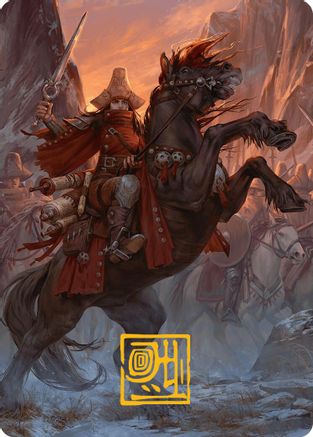 Image of Zealous Conscripts Art Card (Gold-Stamped Signature) (AAINR-012) - Art Series: Innistrad Remastered
