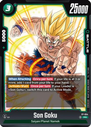 Image of Son Goku - FP-034 (FP-034) - Fusion World Promotion Cards and Packs