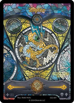 Image of Zaptor (Gold OP Stamp) (SS2-007) - Shattered Stars Chapter 2 SS2 Holo