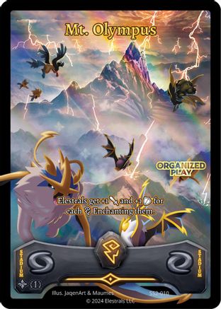Image of Mt. Olympus (Gold OP Stamp) (SS2-010) - Shattered Stars Chapter 2 SS2 Holo