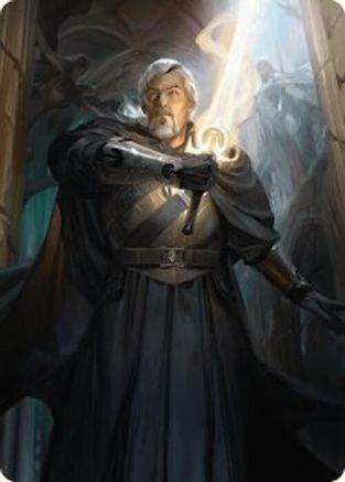 Image of Odric, Lunarch Marshal Art Card (AAINR-001) - Art Series: Innistrad Remastered