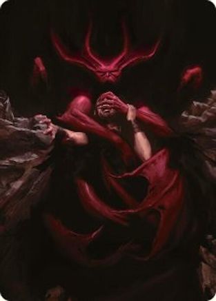 Image of Infernal Grasp Art Card (AAINR-010) - Art Series: Innistrad Remastered