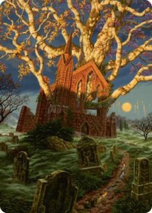 Image of Abundant Growth Art Card (AAINR-013) - Art Series: Innistrad Remastered