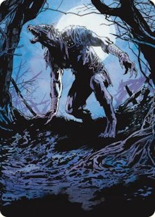 Image of Krallenhorde Howler Art Card (AAINR-019) - Art Series: Innistrad Remastered