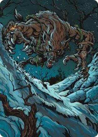 Image of Ravager of the Fells Art Card (AAINR-021) - Art Series: Innistrad Remastered